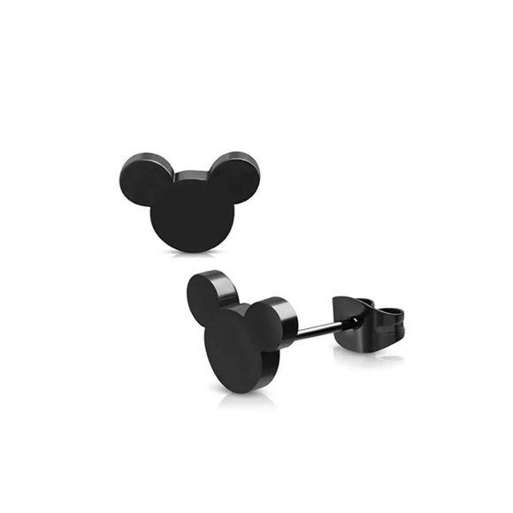 Disney Jewelry - 🌵4/$30 New Black Mickey Mouse Stud Earrings